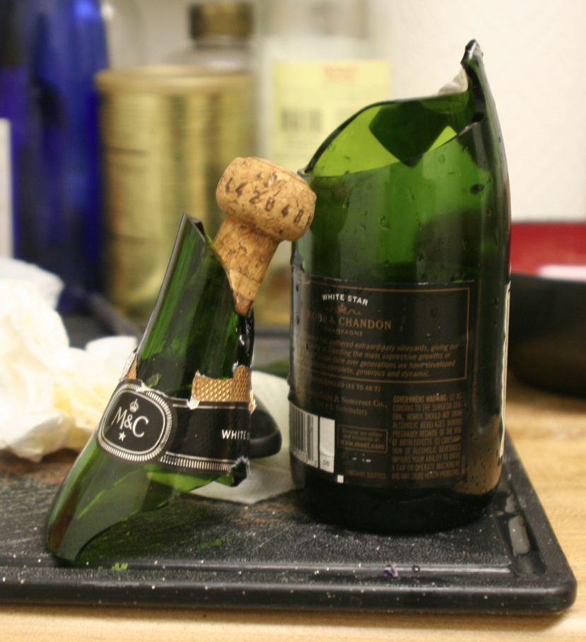 New Year's Champagne FAIL by ferrhousulfate