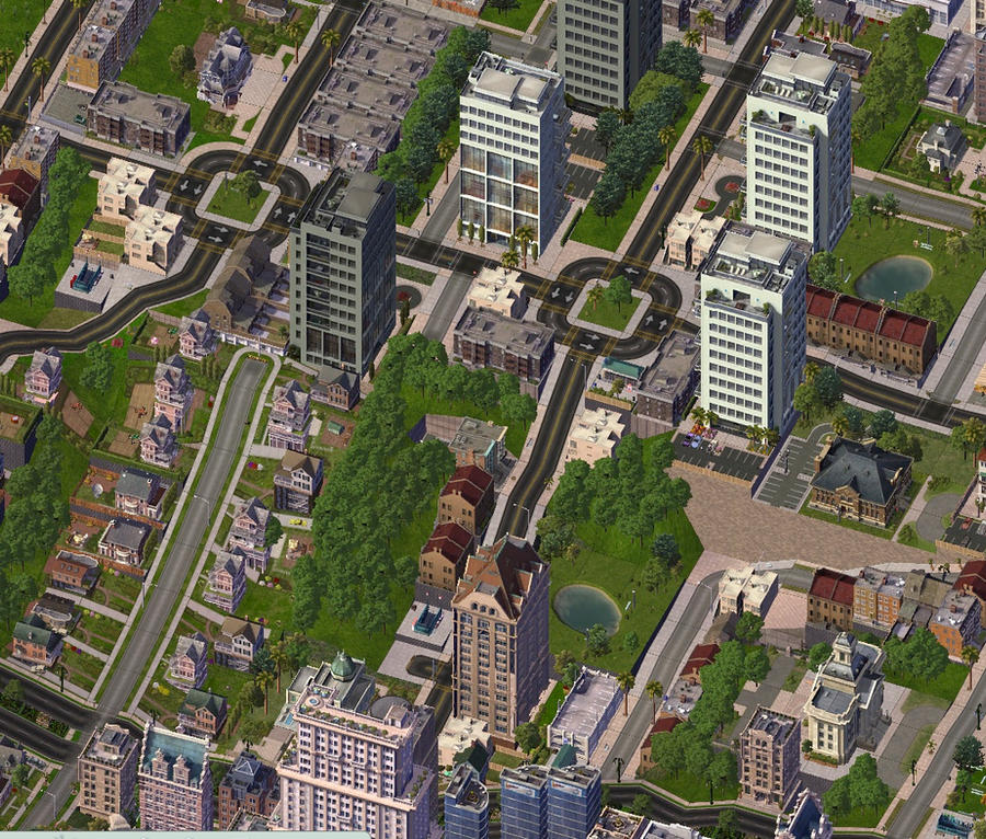 Suburban Greenery by ferrhousulfate