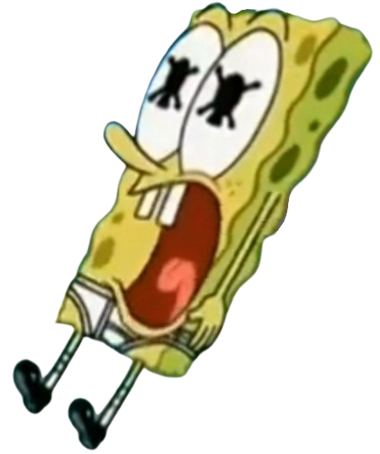 Scared SpongeBob PNG by WessieBoi99 on DeviantArt