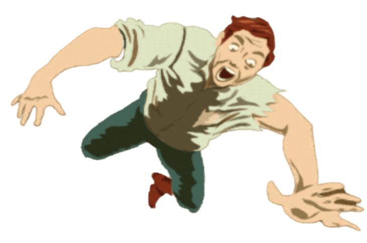 Temple Run Guy Falling by WessieBoi99 on DeviantArt