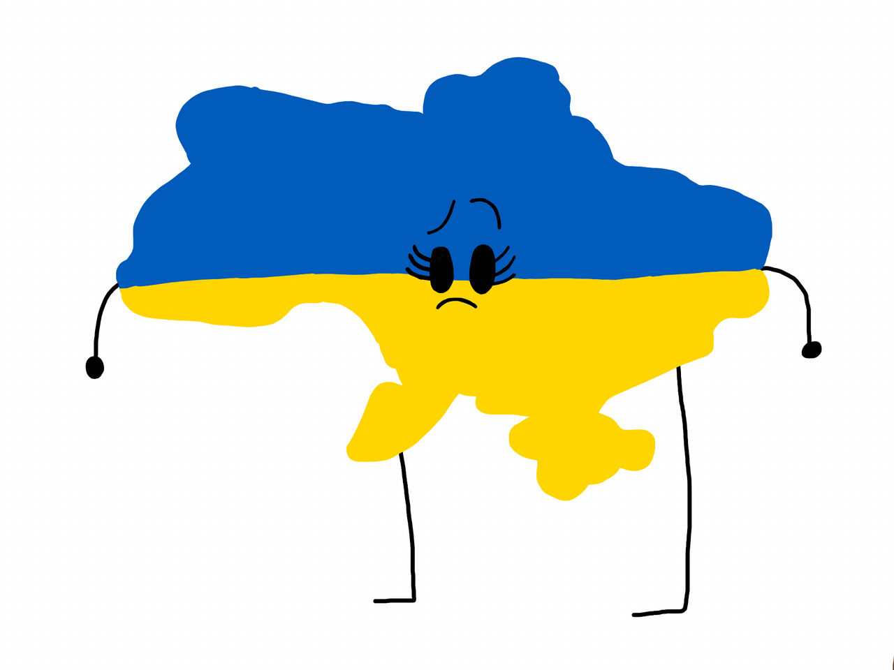 Ukraine, But With Arms (Digitalized) by WessieBoi99 on DeviantArt