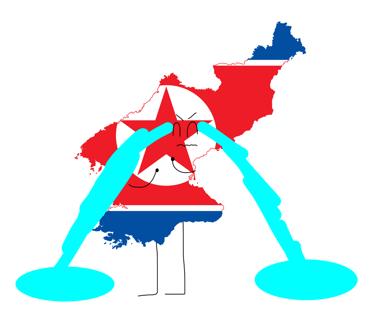 Map Crying Deviantart North Korea Crying In A Puddle Of Tears by WessieBoi99 on DeviantArt