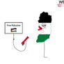 Palestine On Strike Holding Free Palestine Sign