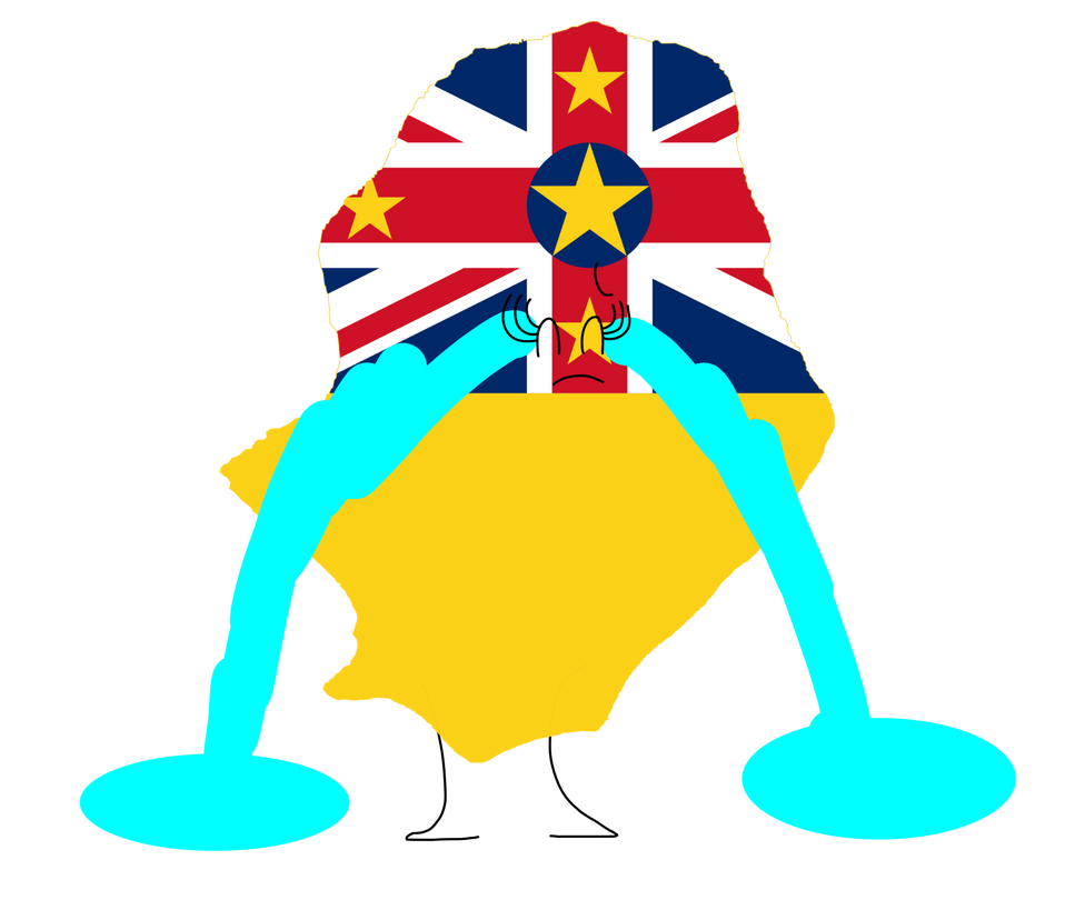 Map Crying Niue Crying In A Puddle Of Tears by WessieBoi99 on DeviantArt