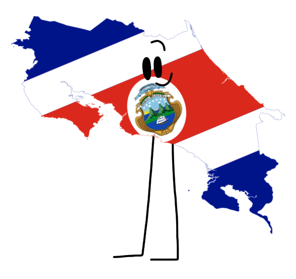 Updated Costa Rica Vector by WessieBoi99 on DeviantArt