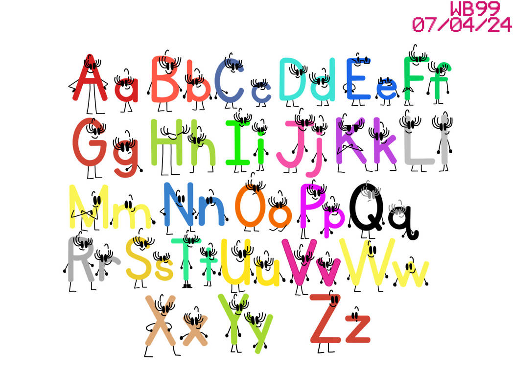 Uppercase And Lowercase Letters by WessieBoi99 on DeviantArt