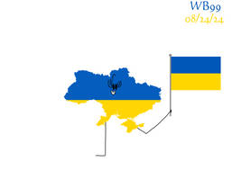 Ukraine And Her Flag