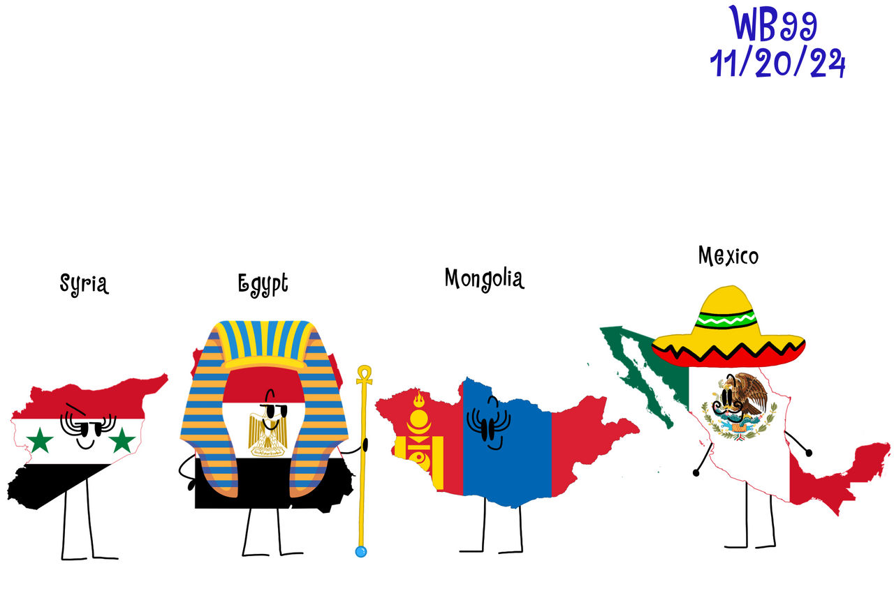 Four Random Countries by WessieBoi99 on DeviantArt