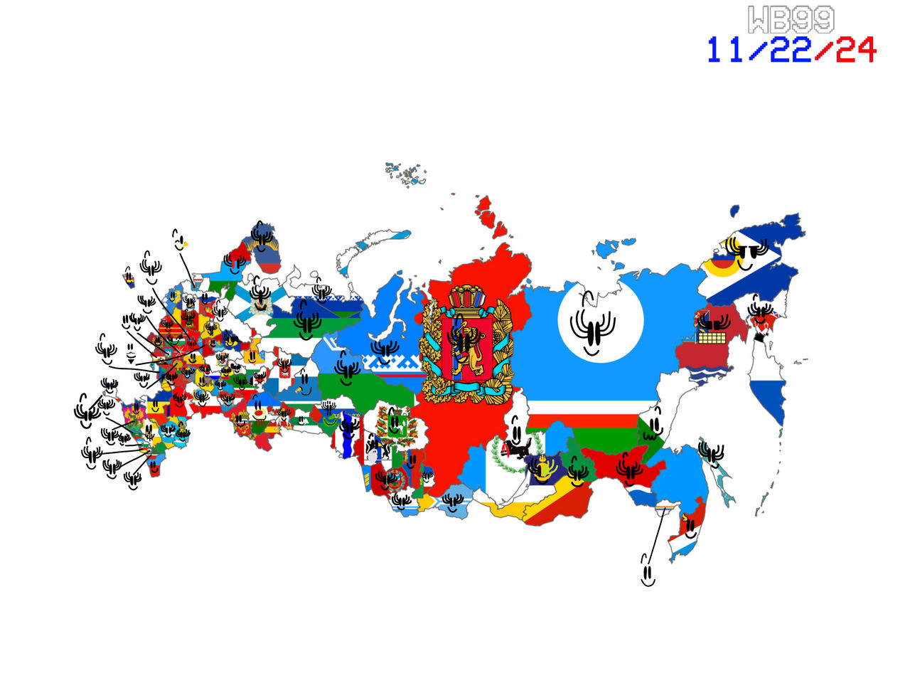 The Federal Subjects Of Russia by WessieBoi99 on DeviantArt