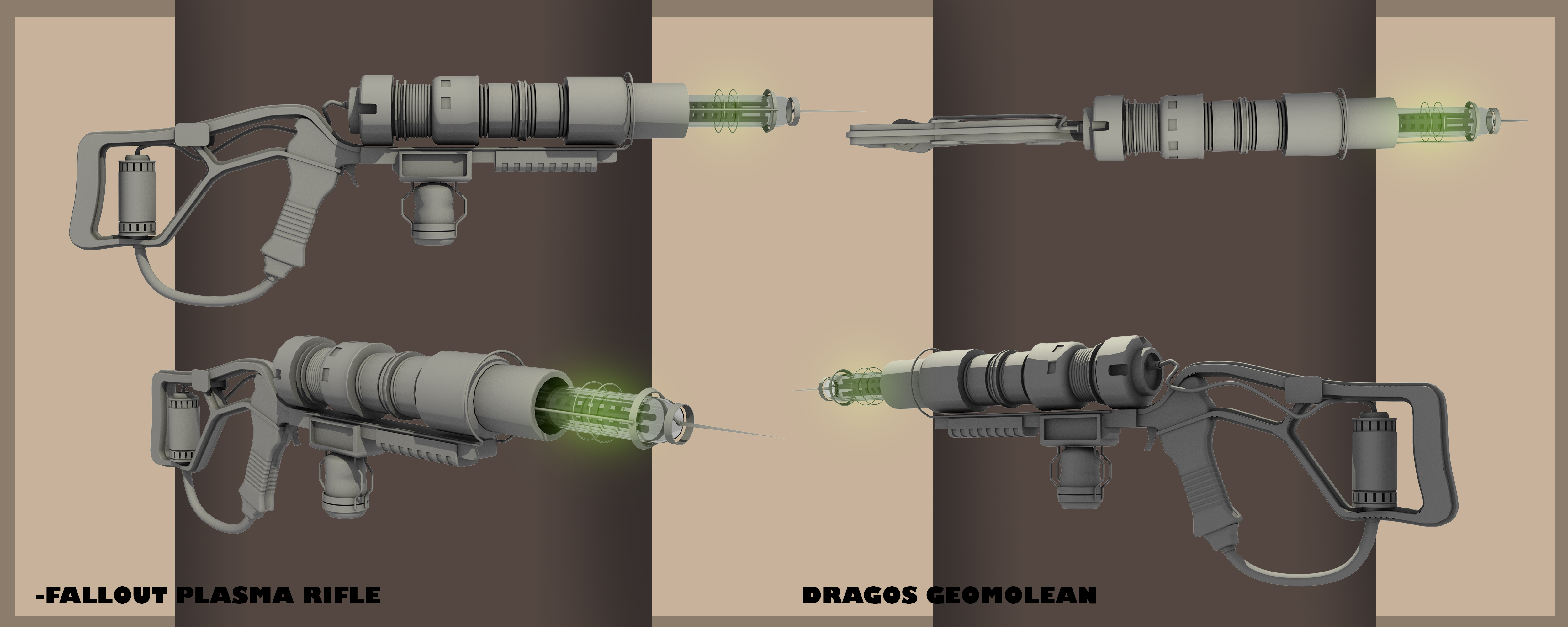 Fallout Plasma Rifle by Dragos-geomolean on DeviantArt