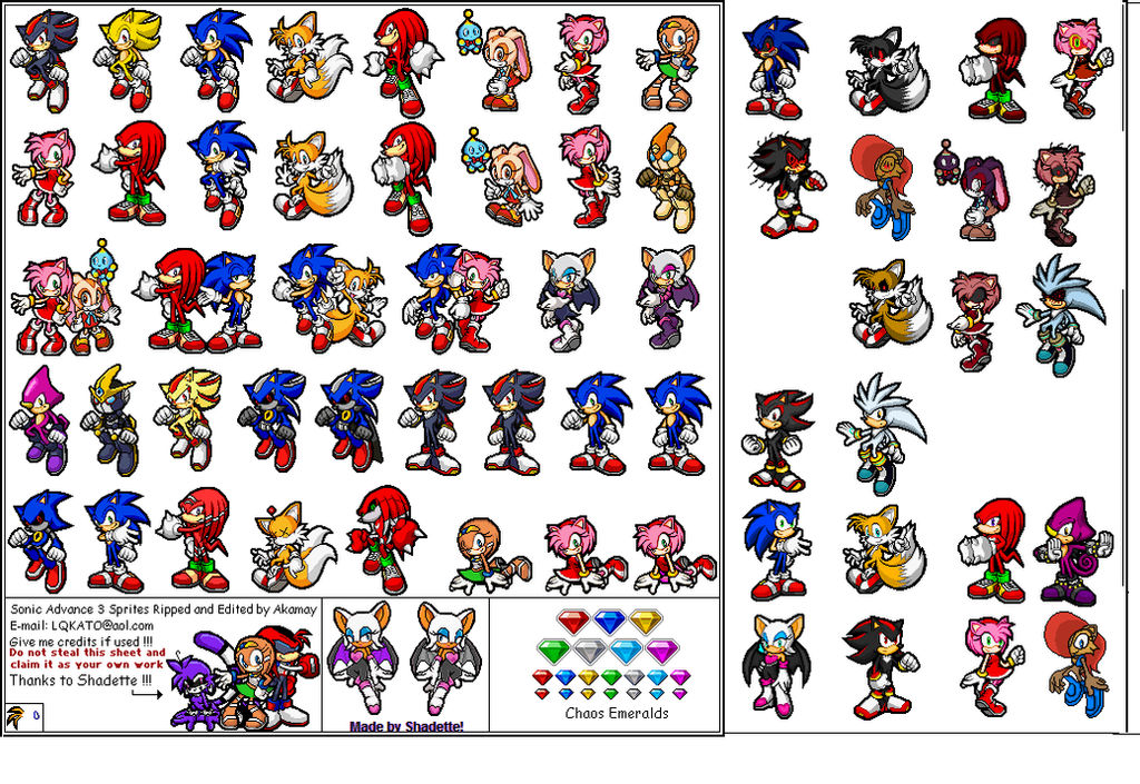 Sonic 3 Complete Sprites