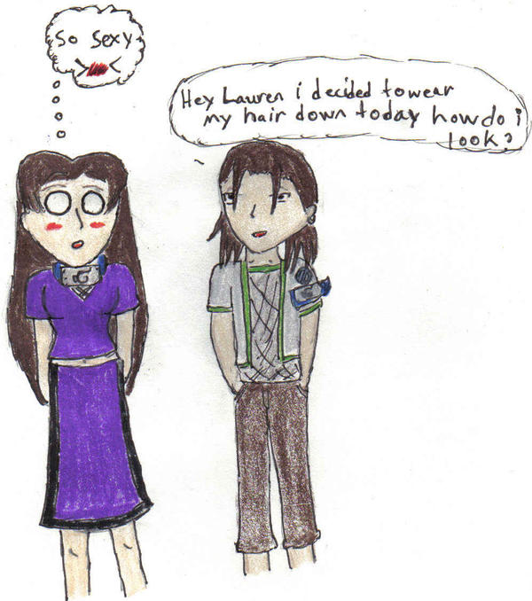 Shikamaru lets his hair down by Llovescake on DeviantArt