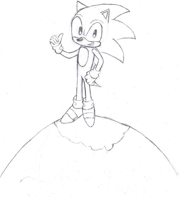 This is Sonic's world sketch