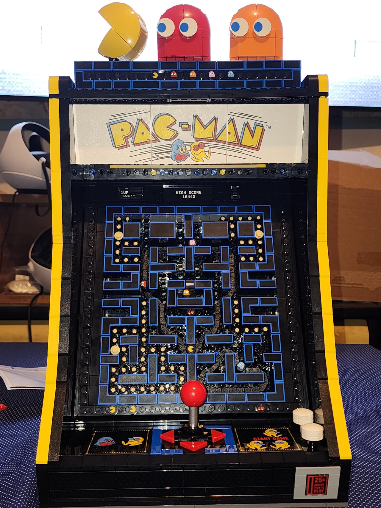 Lego Pcman Lego Pac-Man arcade cabinet by Talaeladar on DeviantArt