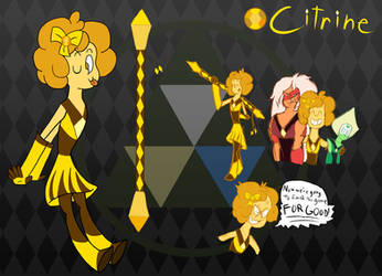 Citrine  Steven Universe Oc By Zistheone-d8omach