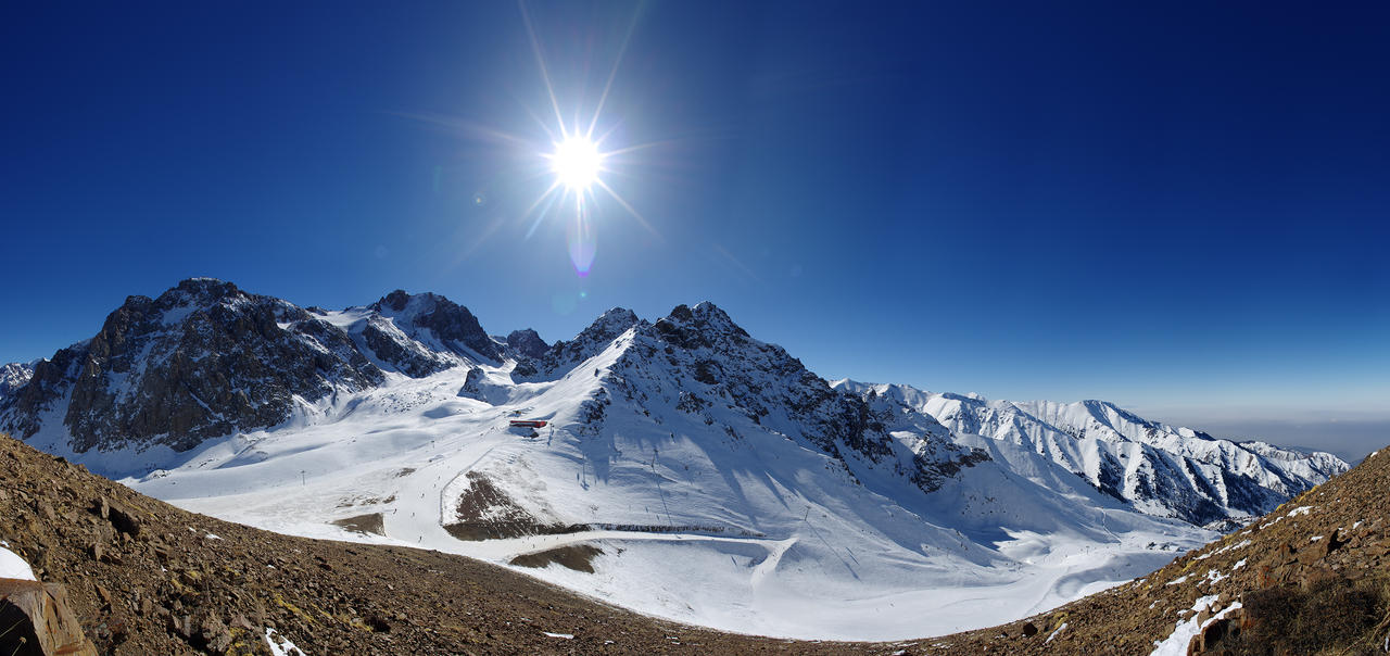 Mountain with glaciers II