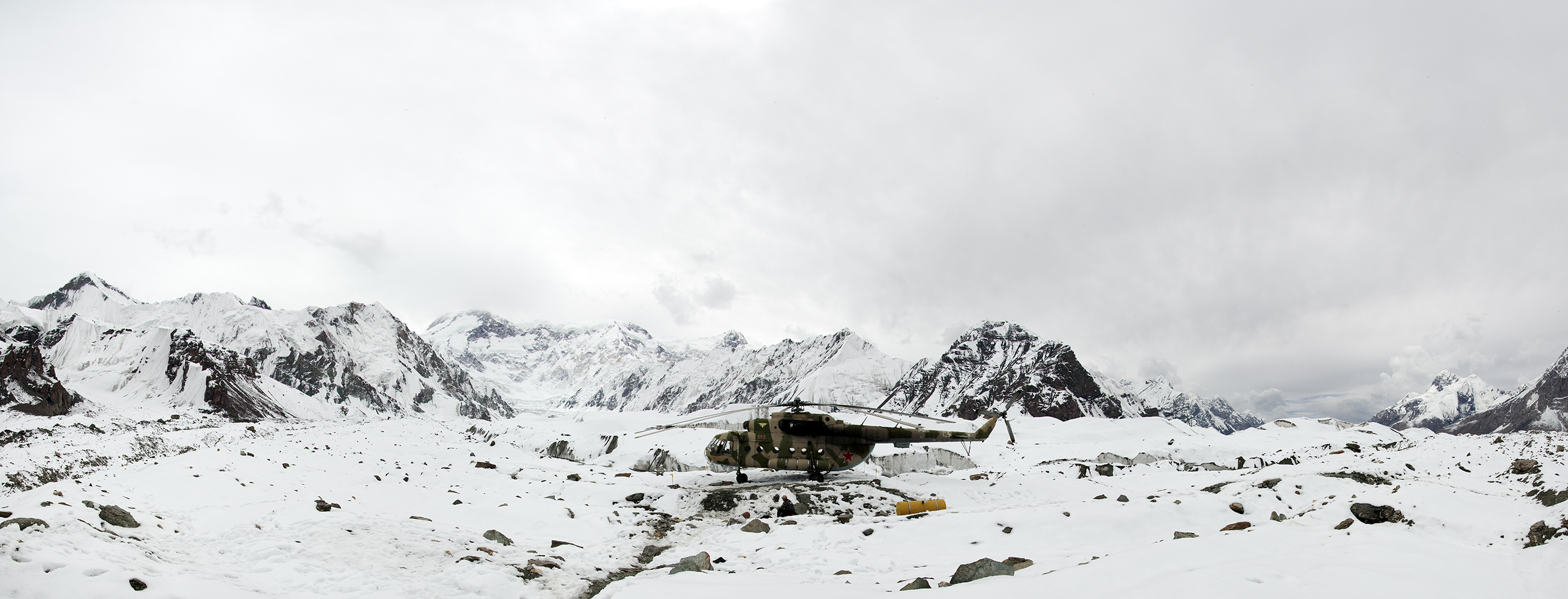 Mountain landscape with copter II