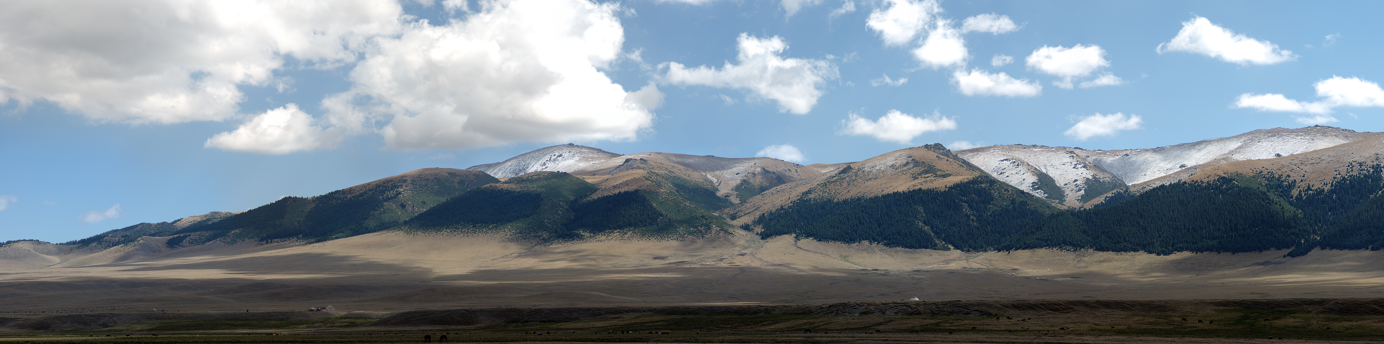 Low mountain pano