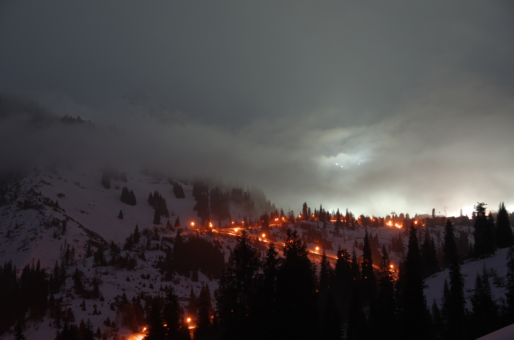 Winter mountain lights II