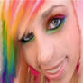 Rainbow hair- painting