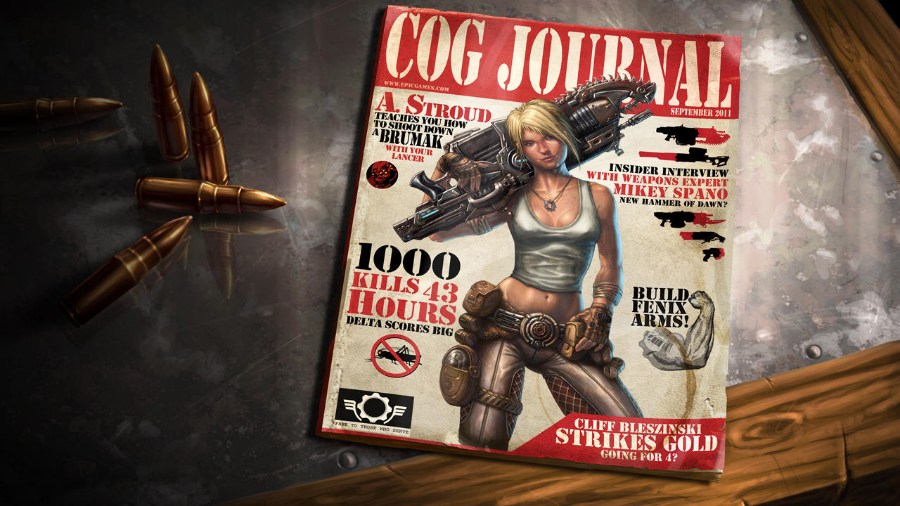 Anya Gears of War mag cover
