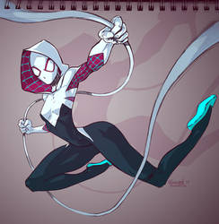 Spider Gwen Color Sketch