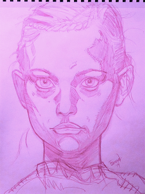 Gemma ward sketch