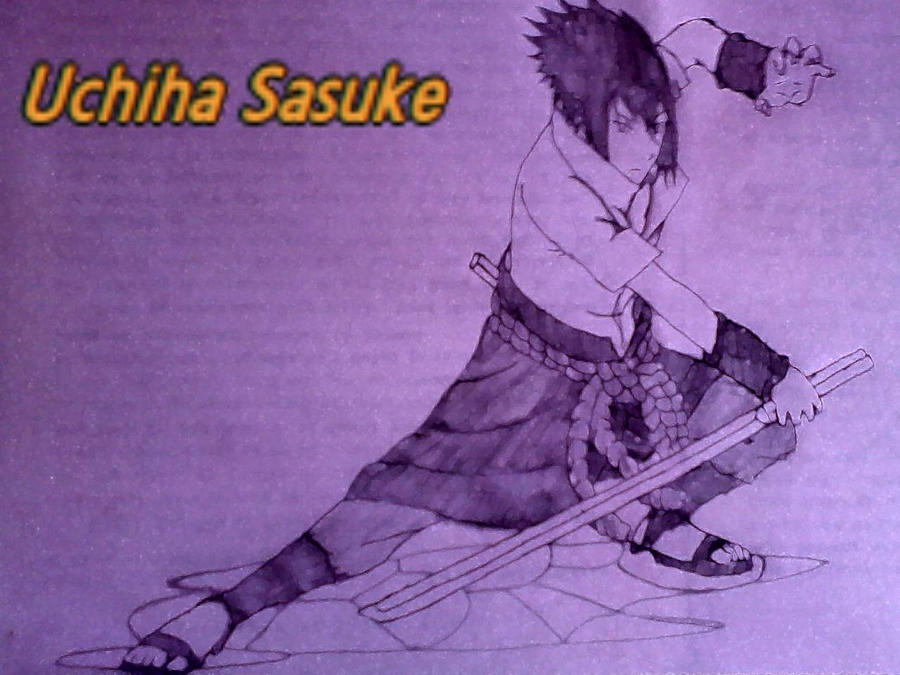 Sasuke Cursive uchiha sasuke by Akiraraven on DeviantArt