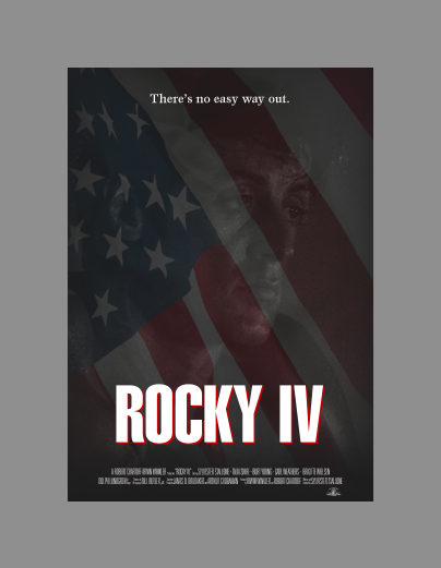 Rocky IV Movie Poster Redesign