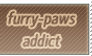 furry-paws addict stamp