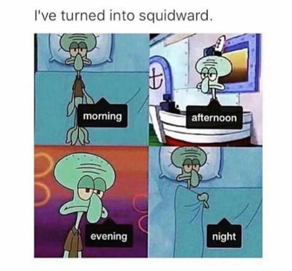 I've turned into squidward by francy-is-the-best on DeviantArt