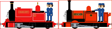 Cabless Skarloey and Rheneas (Model Style) by Abraham2204 on DeviantArt