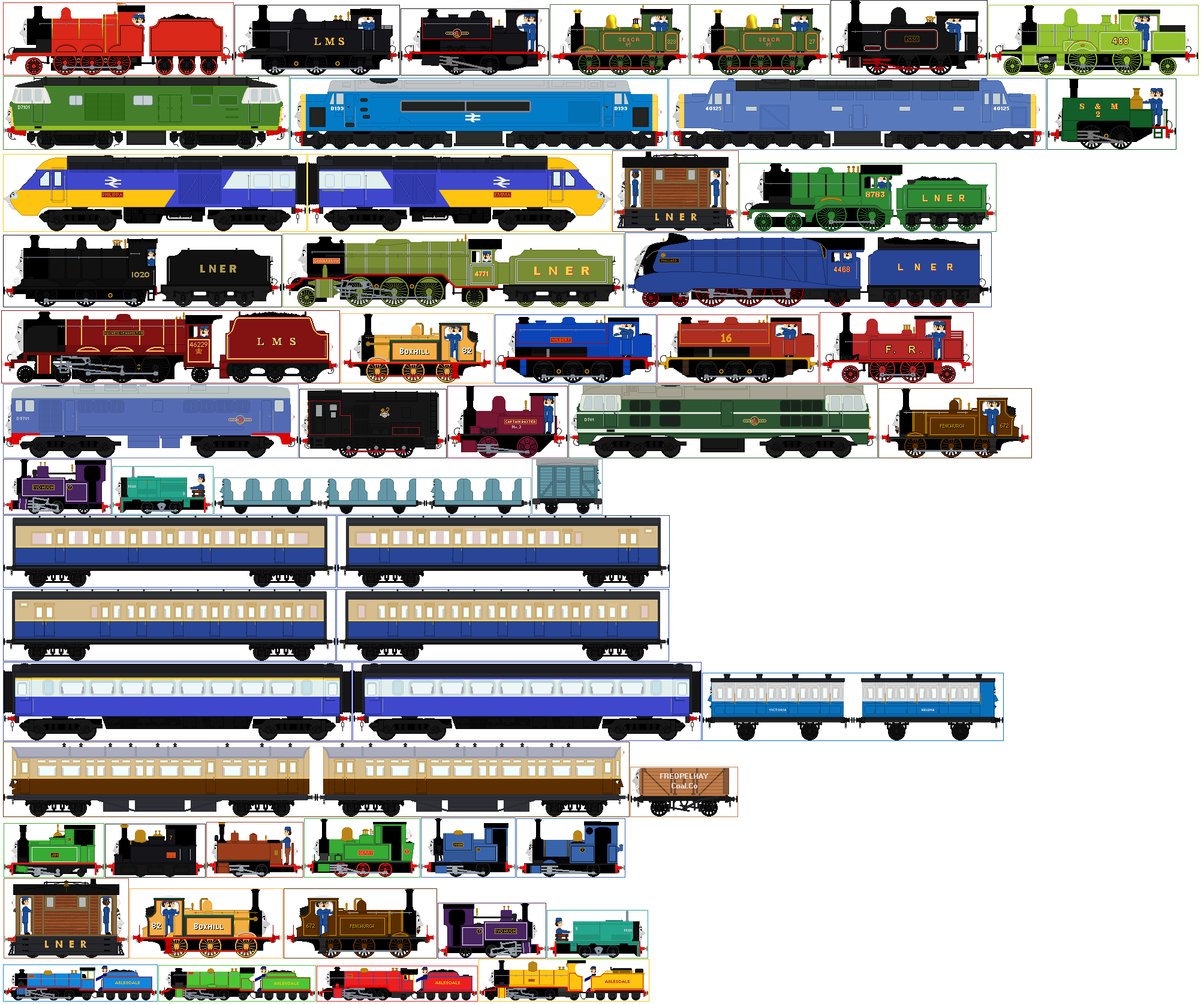 Some RWS Sprites in Model Series Style by Abraham2204 on DeviantArt
