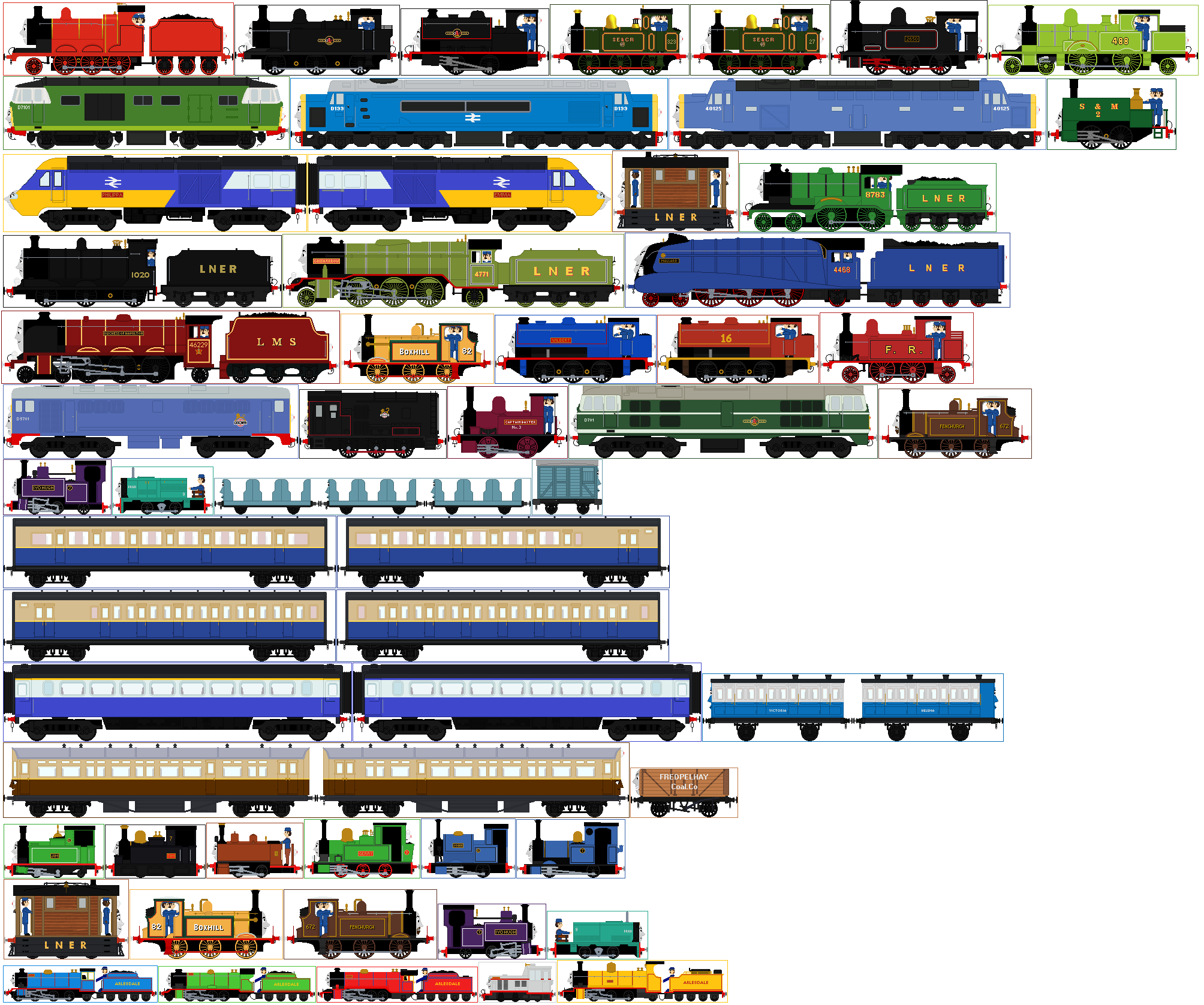 Some RWS Sprites in Model Series Style by Abraham2204 on DeviantArt