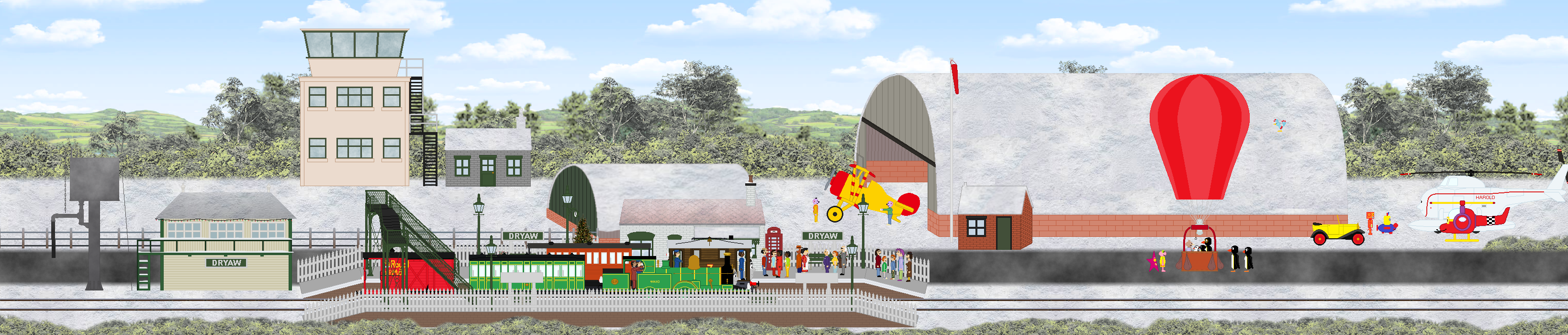 The Tram and the Rocket by Abraham2204 on DeviantArt