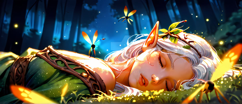 Resting Elf Sleeping elf by pehuaniliz on DeviantArt