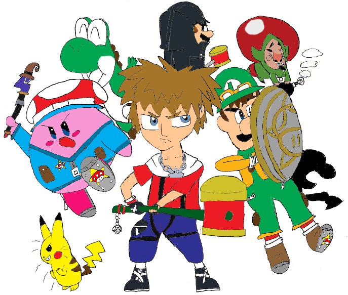 Nintendo Kingdom Hearts 2 - V2 by Lightwind on DeviantArt
