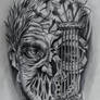 zombie and guitar done