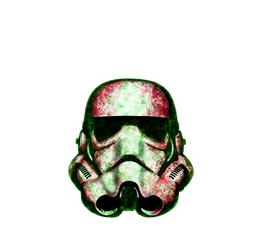 Stormtrooper hologram helmet