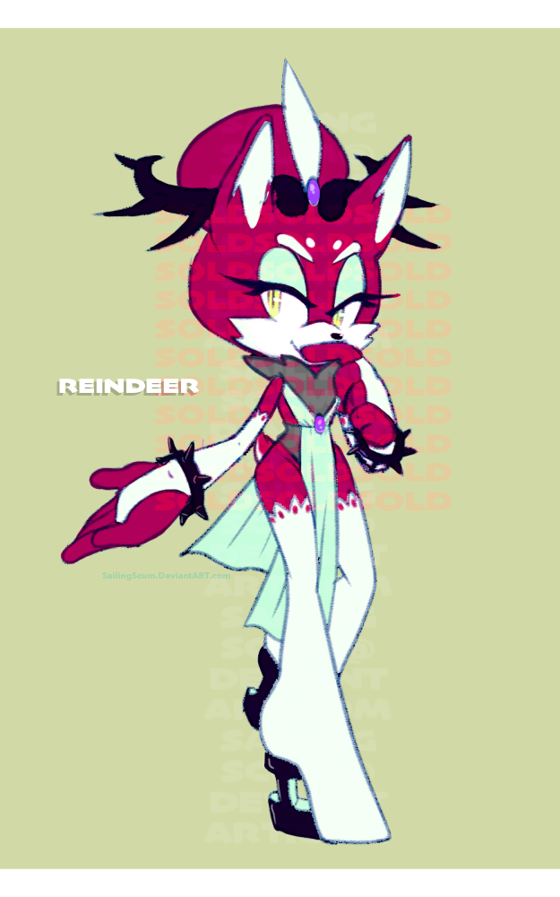 -CLOSE- SONIC ADOPT: Female Reindeer