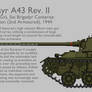 A43 Rev. II Medium Tank [Graphic|Coloured]