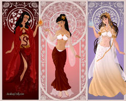 The Witch, The Princess, and The Priestess