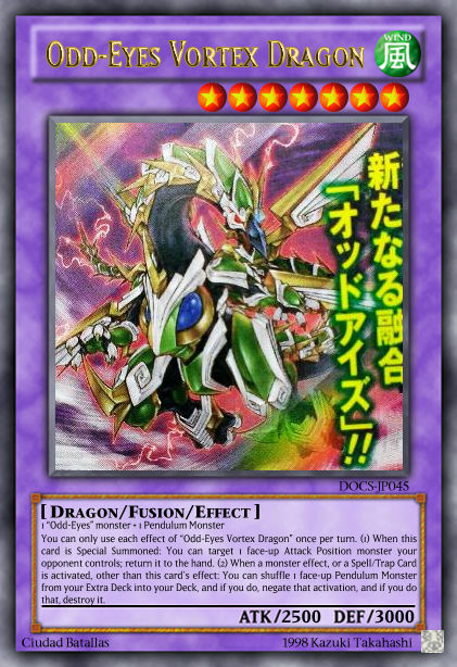 Odd-Eyes Vortex Dragon by KaitokunW on DeviantArt