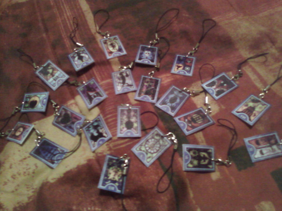 Persona 3 phone charms