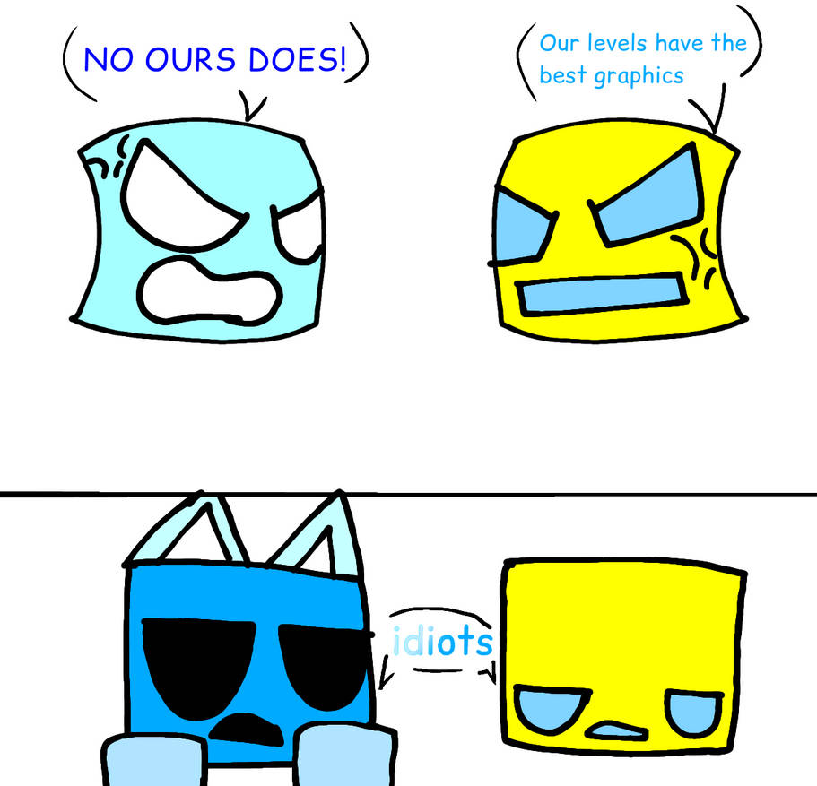 Jsab Geometry Dash jsab vs geometry Dash be like by KittyGamer2888 on DeviantArt