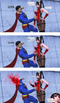 Nyotengu VS Superman: Massage by qkrtkf