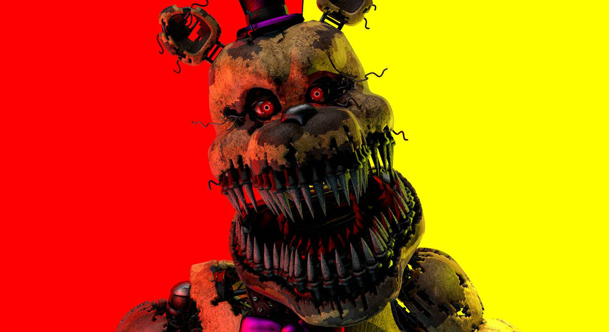 Nightmare Fredbear (FNaF 4 SFM Render) - 1 by MikeTHM93 on DeviantArt