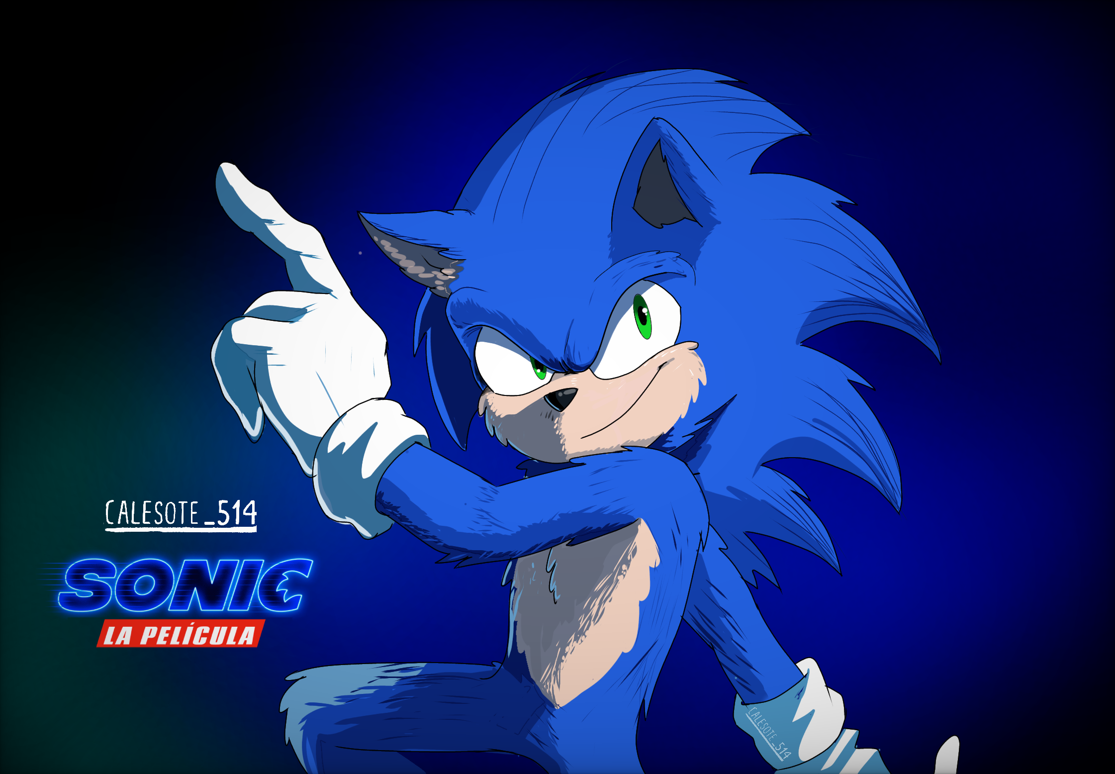 Sonic Movie Poster Redo! by JLuisJoni on DeviantArt