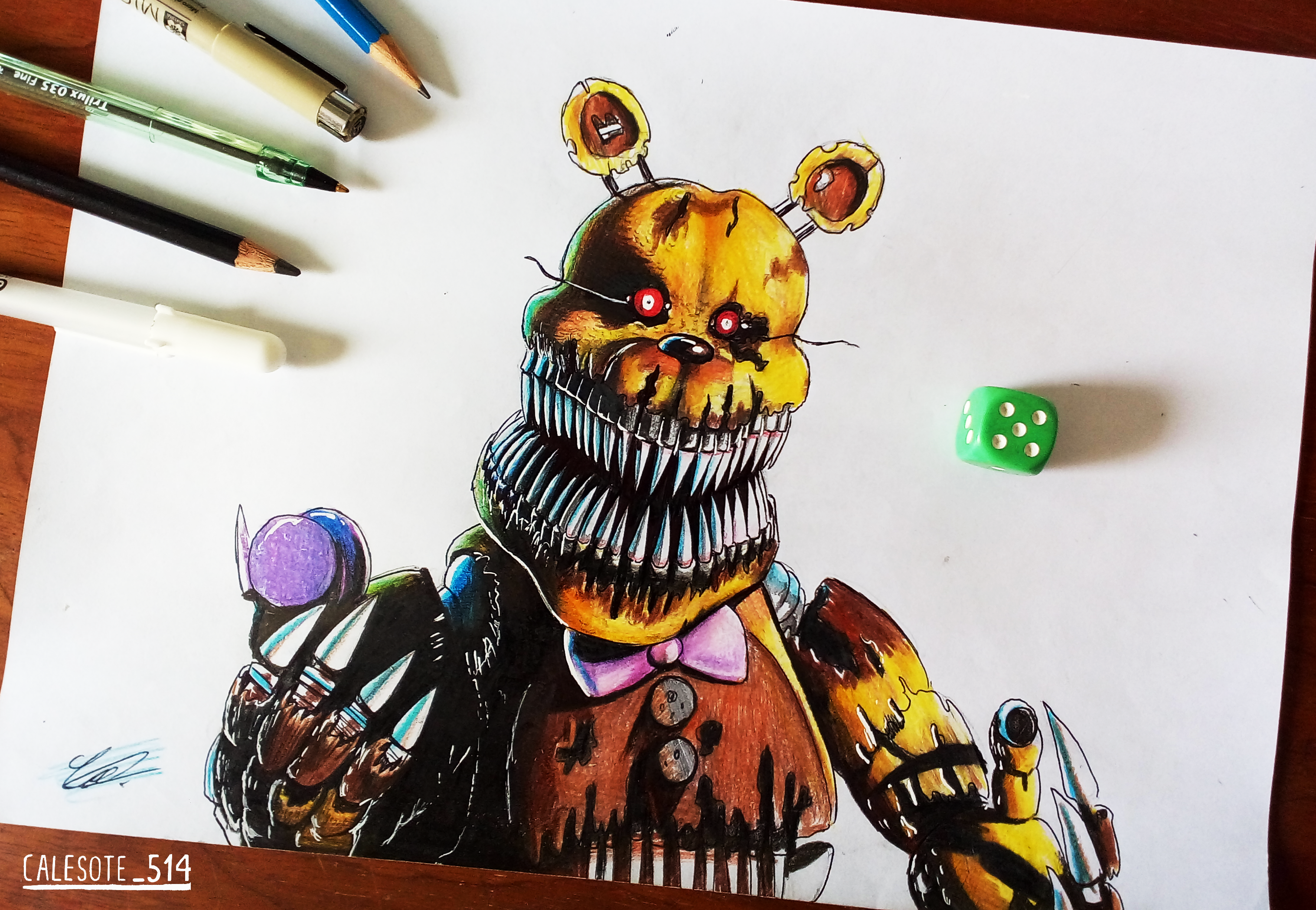 Nightmare Fredbear Action Figure Concept by JonlukevilleTVart on DeviantArt