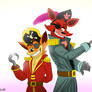 Crash Bandicoot And Foxy [FNAF514] - Calesote514